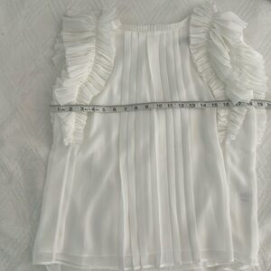 WHBM white blouse